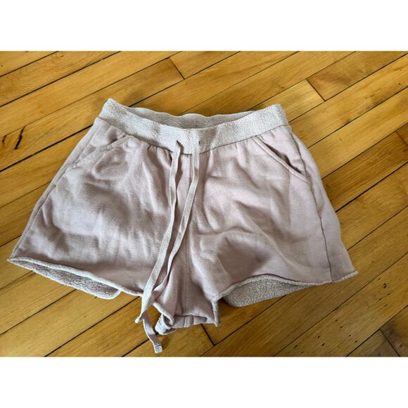 Intimately Free People maeve pink fleece shorts  - Picture 1 of 4